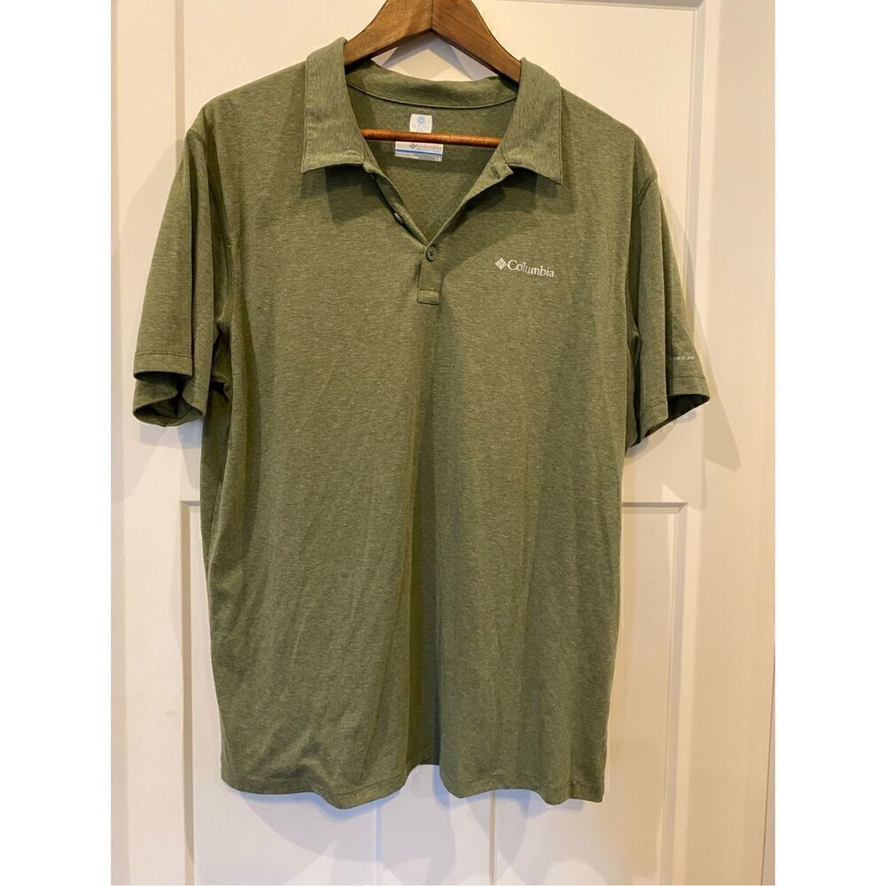 Columbia Omni Freeze Zone Green Polo shirt